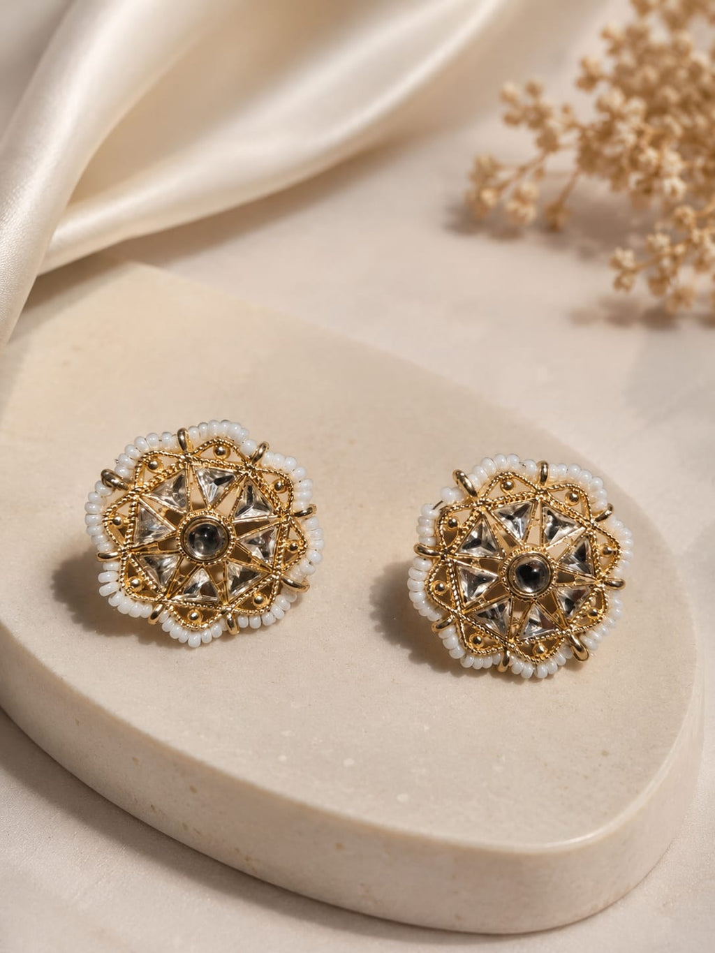 Crystal Star Stud Earrings