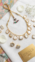 Mother of Pearl  Necklace Set with Stud