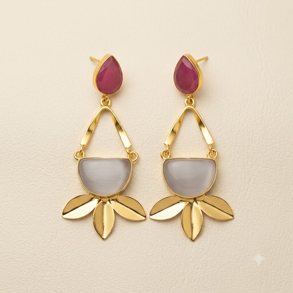 Leaf Drop Earrings