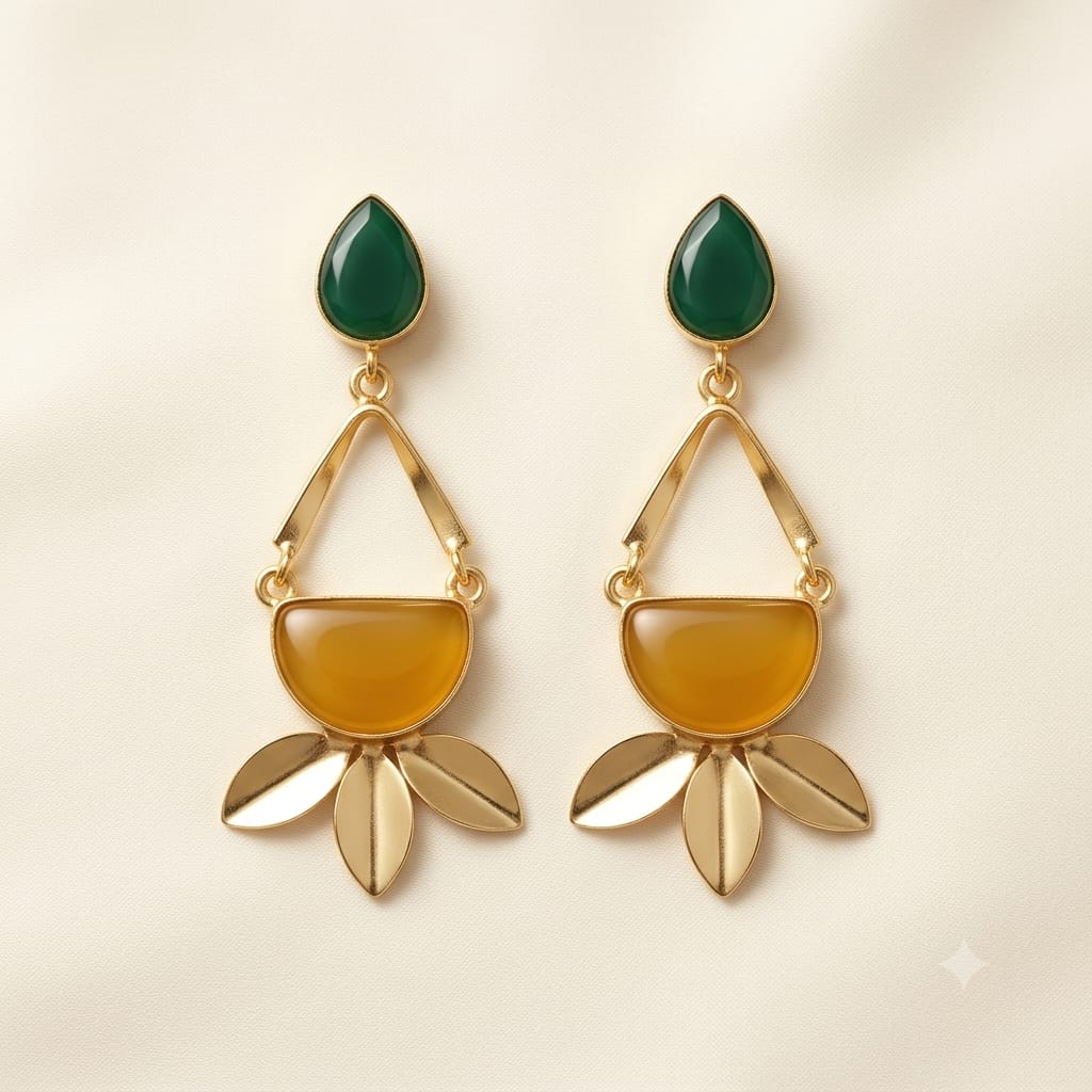 Leaf Drop Earrings