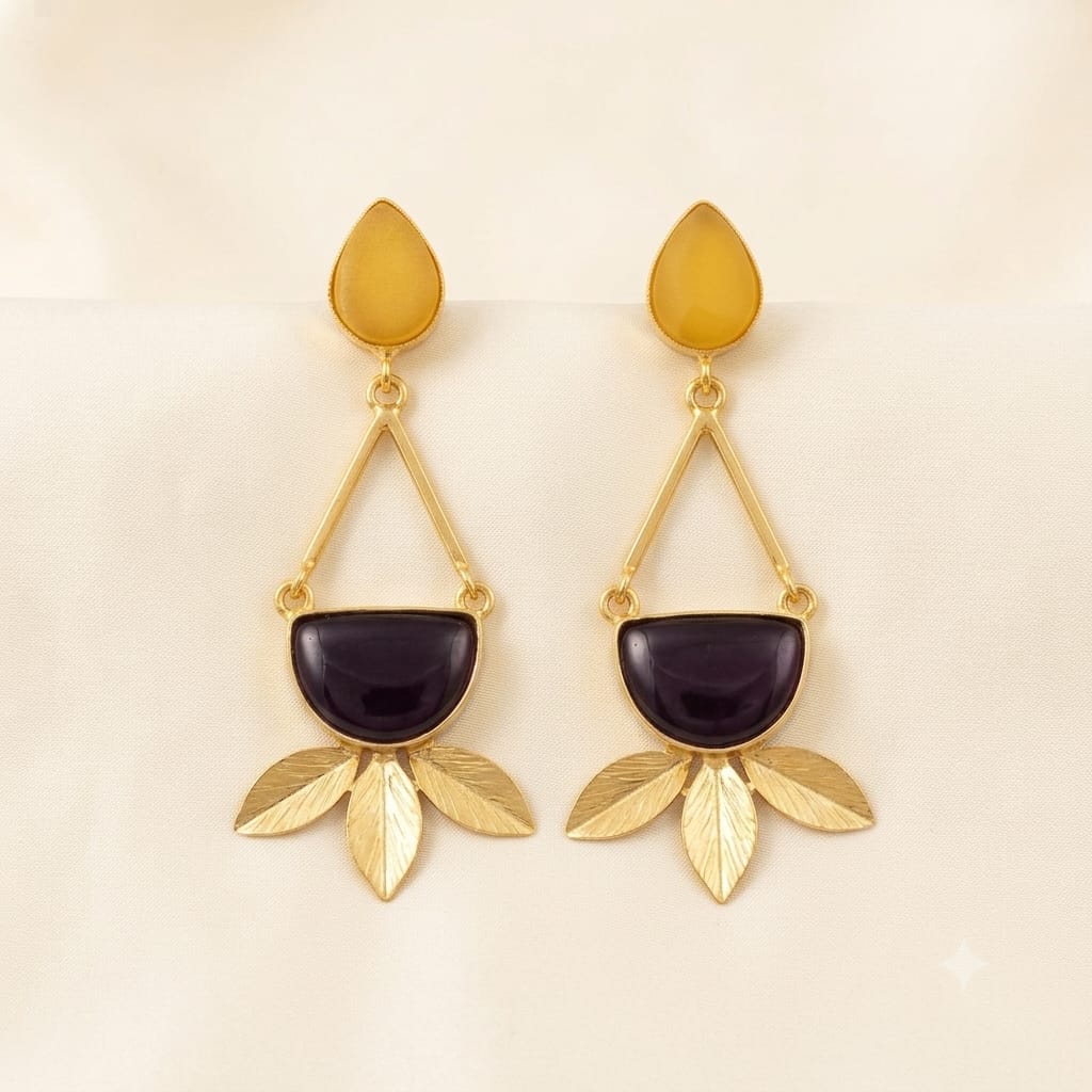 Leaf Drop Earrings