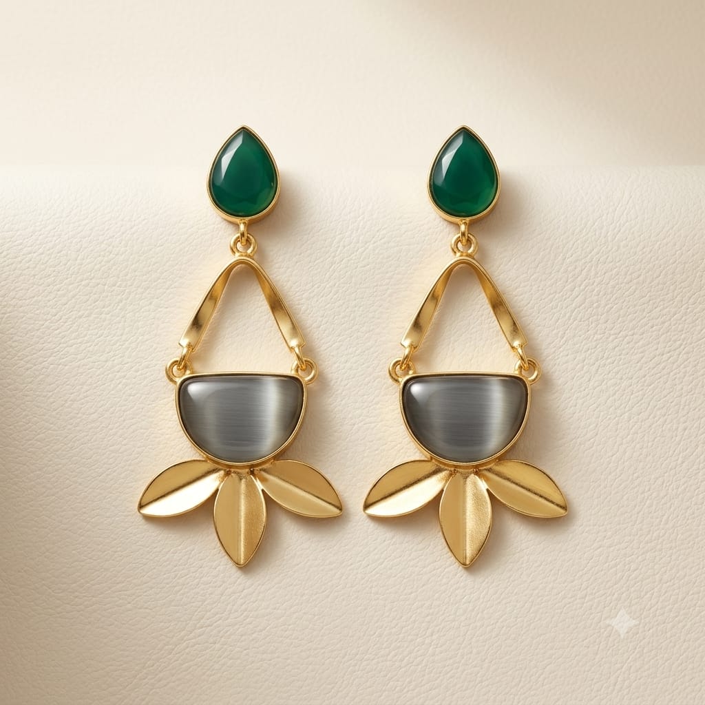 Leaf Drop Earrings
